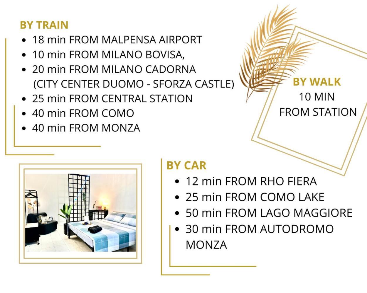 A Due Passi - 1 Milano - Como - Malpensa Aeroporto - Rho Fiera Сароно Екстериор снимка